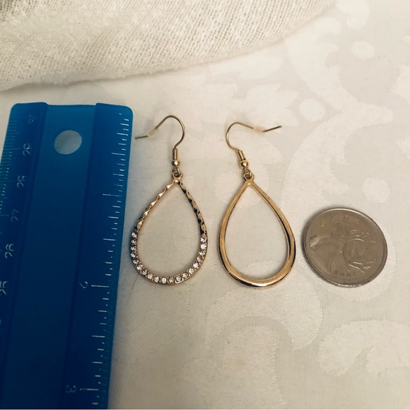 πPark Lane Oui Earrings Gold TearDrop Hooks - Picture 9 of 14